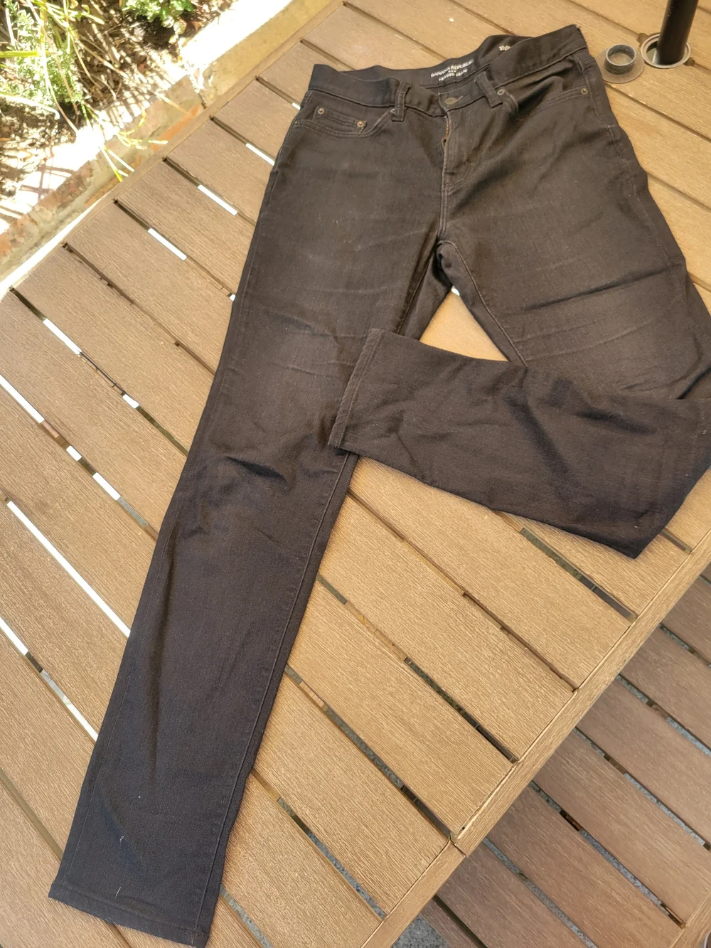 Banana Republic Black Travel Jean (Athletic Fit) 31x34